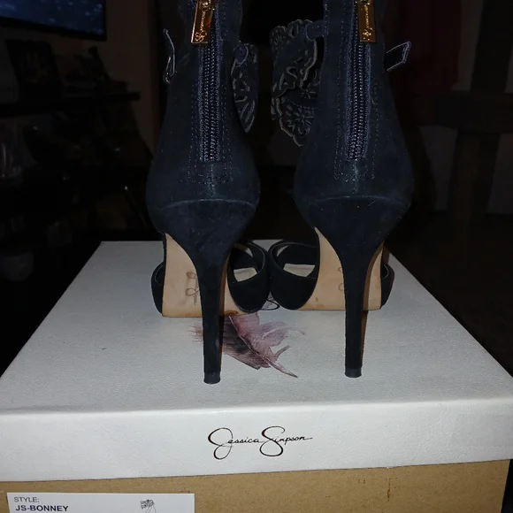Jessica Simpson Bonney Peep-Toe Pumps - Picture 3 of 12